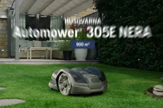 Husqvarna Automower 305E NERA on lawn